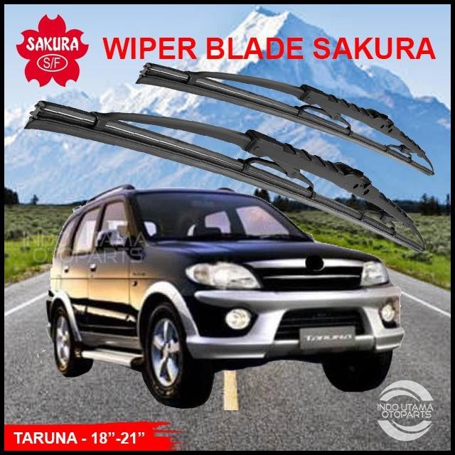 BEST DEAL WIPER KACA DEPAN TARUNA WIPER MOBIL SAKURA 