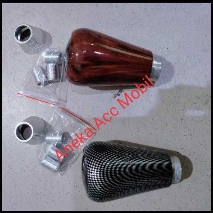 GRATIS ONGKIR GEAR SHIFT KNOB MANUAL CARBON AGYA AYLA 