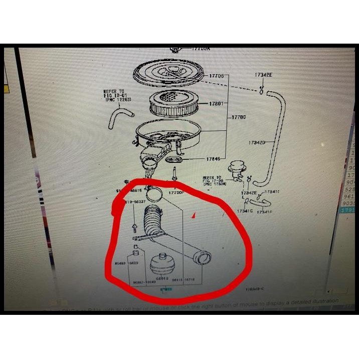 TERBARU SELANG HAWA-SELANG FILTER UDARA KIJANG KAPSUL CARBURATOR ORIGINAL 