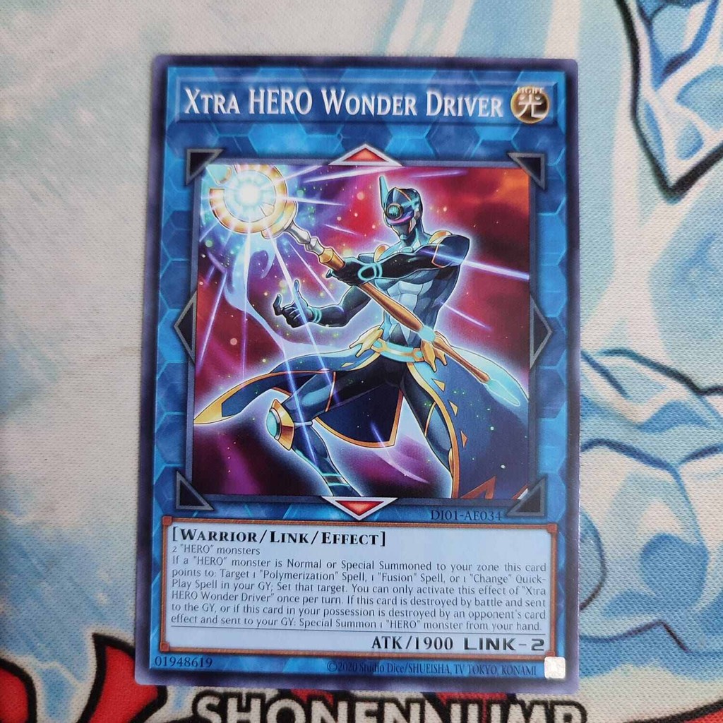 yugioh AE xtra hero wonder driver DI01-AE034 C original