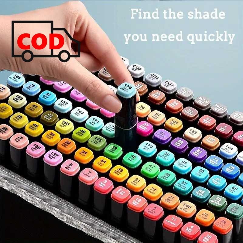 

Spidol Warna Warni 1 Set 36 Colors Sepidol Pewarna Murah Lengkap Dual Side Fine Art Brush Pen Marker