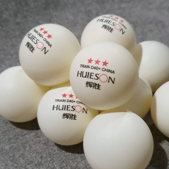 Bola Pingpong Huieson [Putih] 100 Pcs