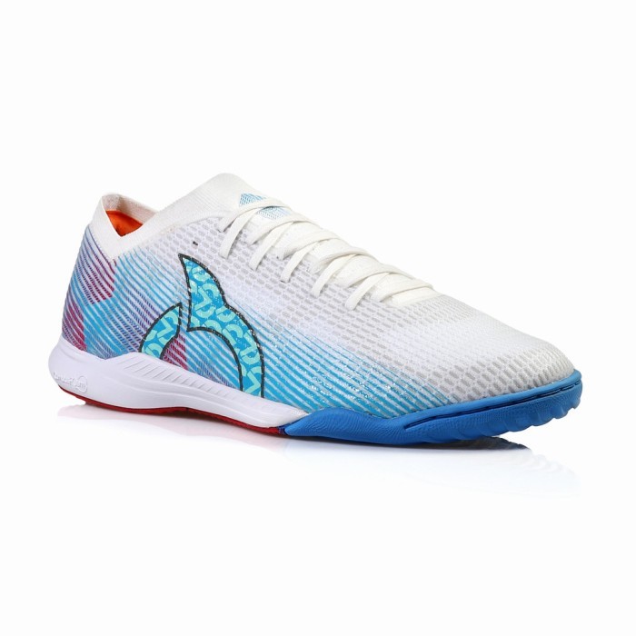 Sepatu Futsal Ortuseight Catalyst Liberte V3 In - White/Cyan