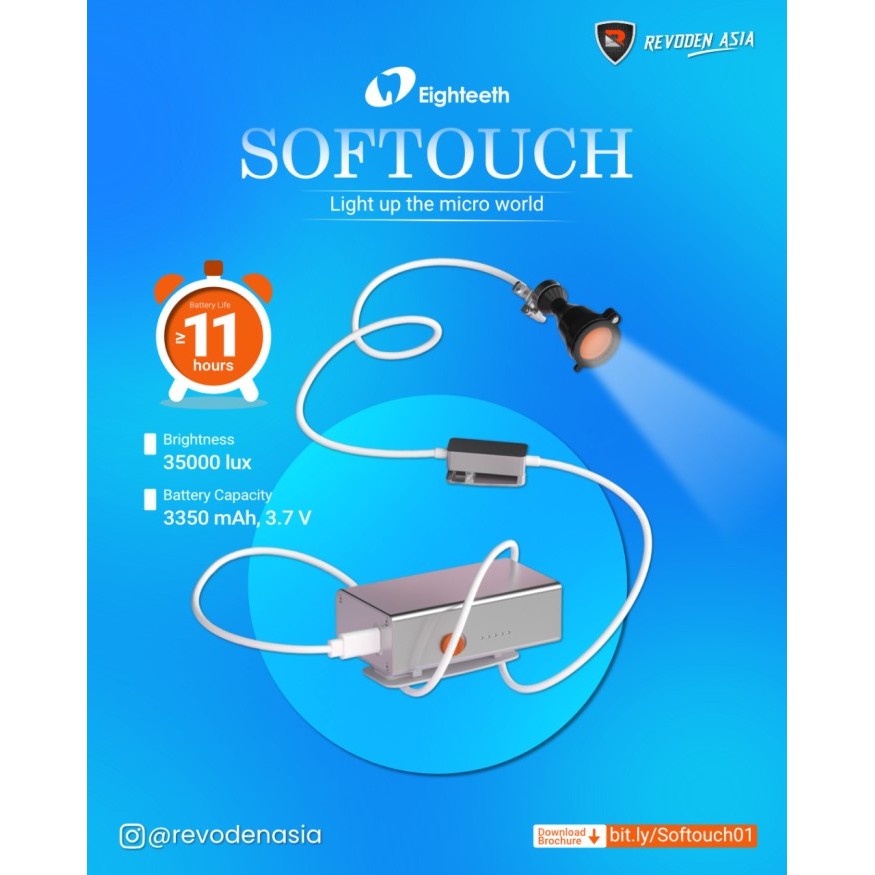 

BEBAS ONGKIR - Eighteeth LED Headlight for Loupe Brilliance - SofTouch