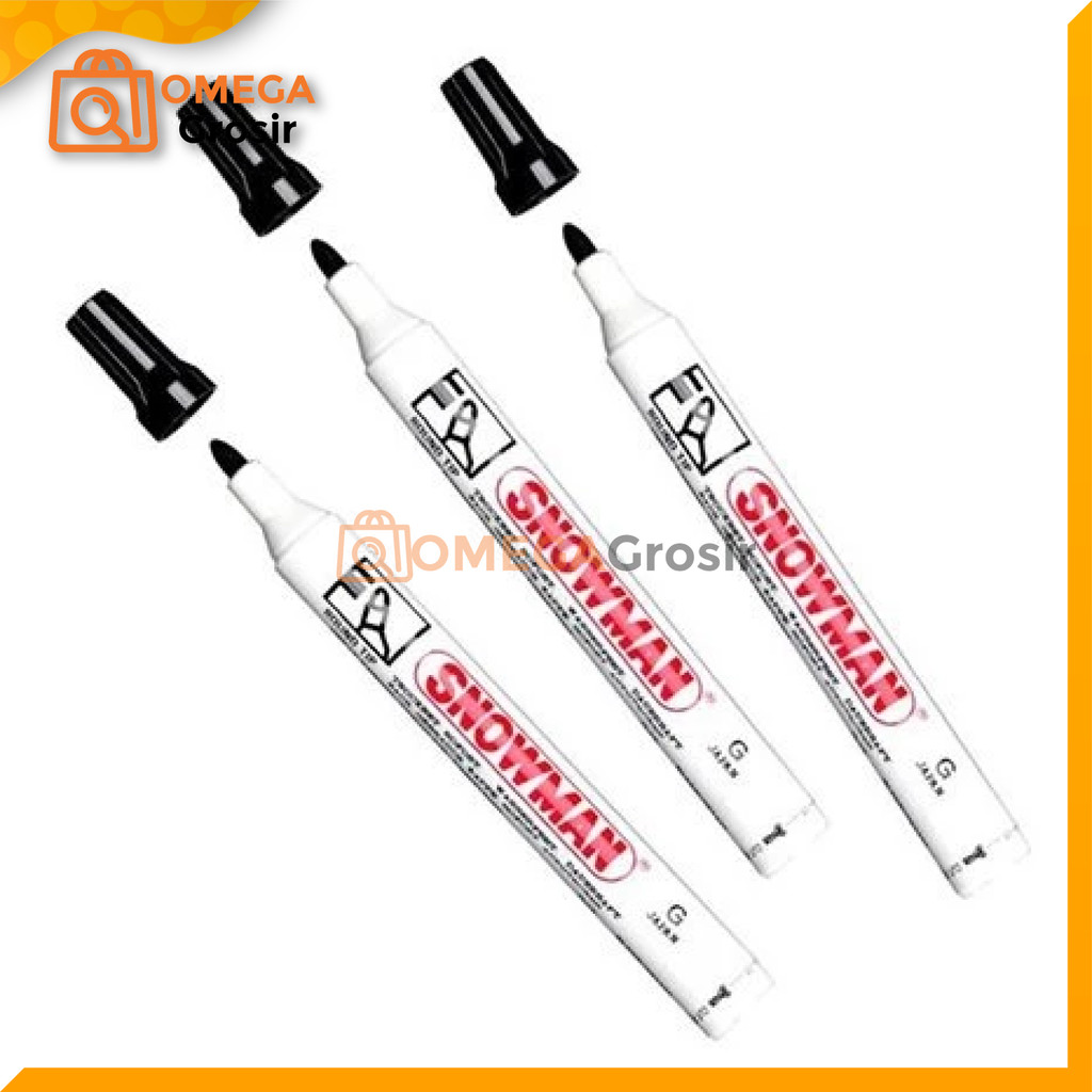 

OG Spidol Snowman Permanent AG-12 Spidol Permanen - jual per PCS