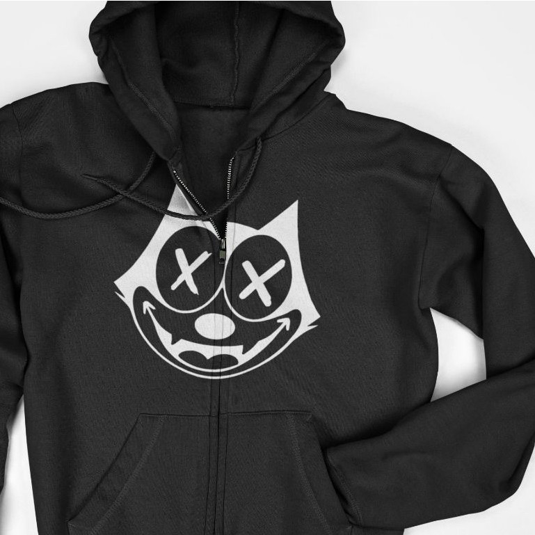 Jaket Hoodie Zipper - Felix The Cat