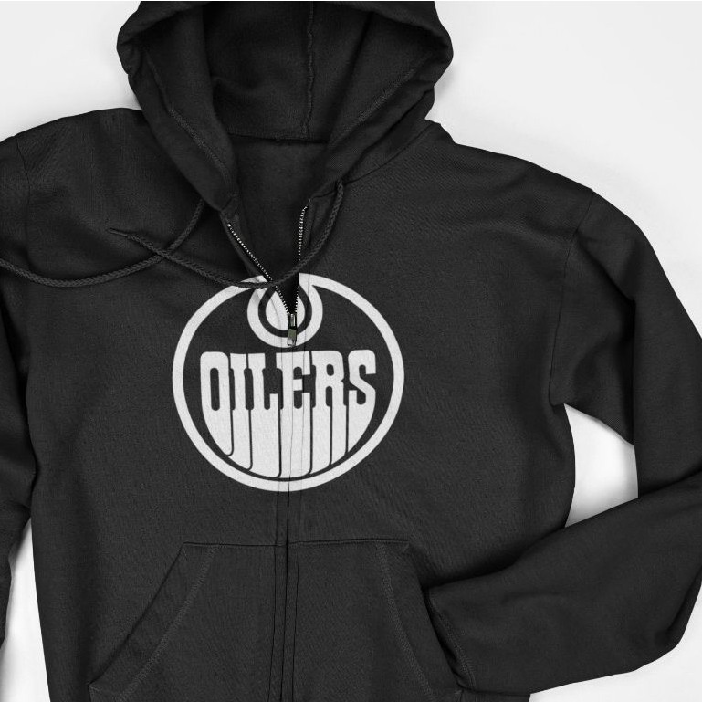 Hoodie Jaket Zipper - Edmonton Oilers