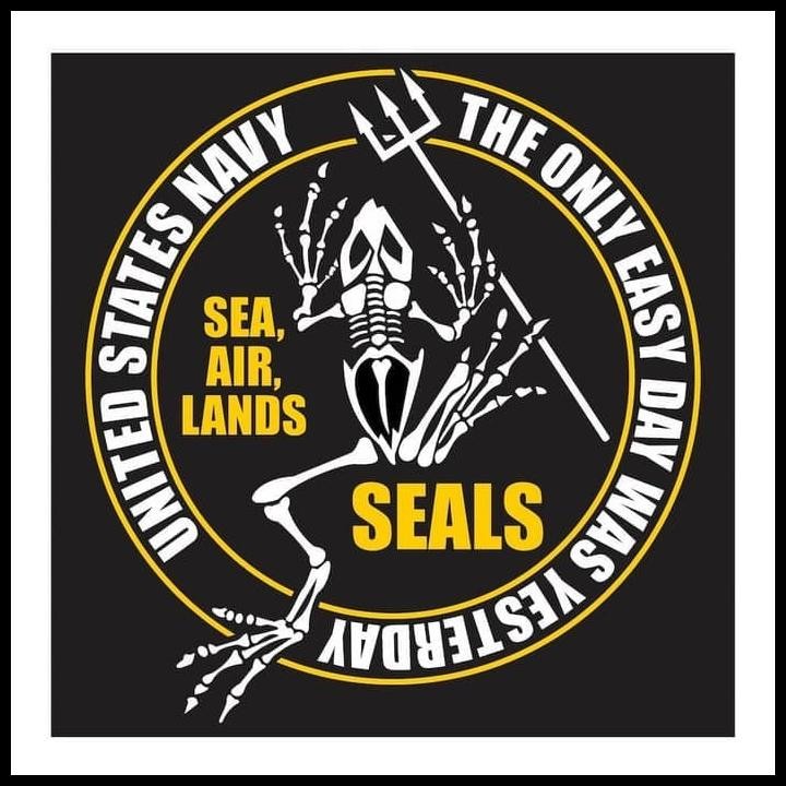 

TERMURAH SEAL US NAVY THE ONLY EASY DAY FROG CUTTING STICKER
