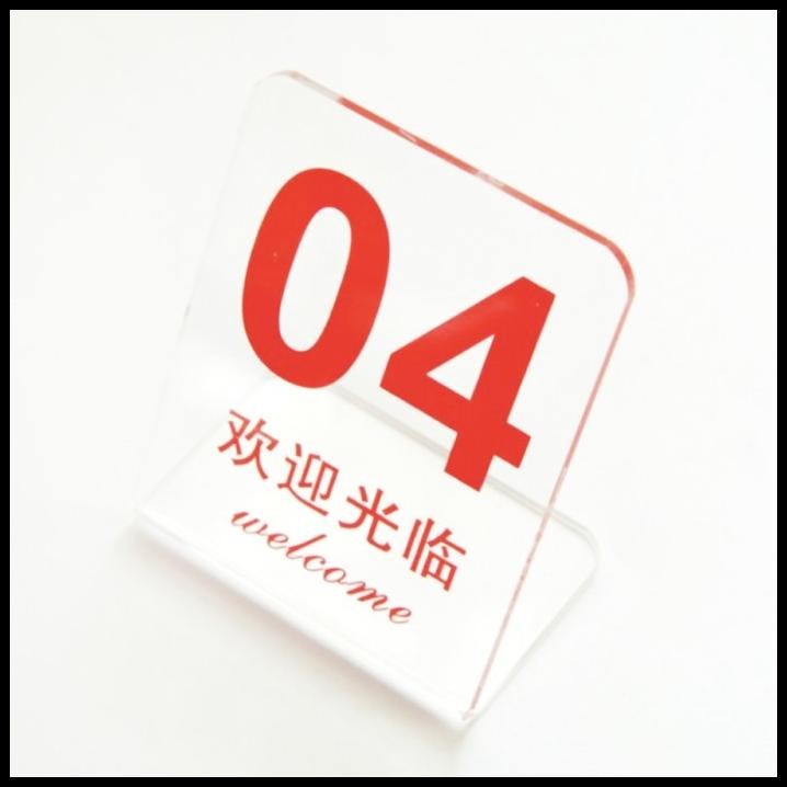 

TERMURAH NOMOR MEJA BENING AKRILIK NOMOR MEJA CAFE ACRYLIC STANDING NOMOR MEJA !!!!!!