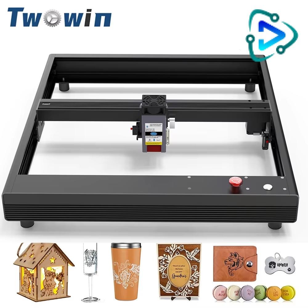 TwoWin DIY Laser Engraving Machine CNC 2-Axis 20W - 4040