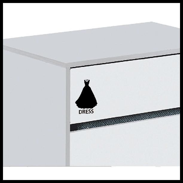 

GRATIS ONGKIR STIKER NAMA DRESS RAK LACI STICKER TAG LEMARI CABINET PAKAIAN WANITA