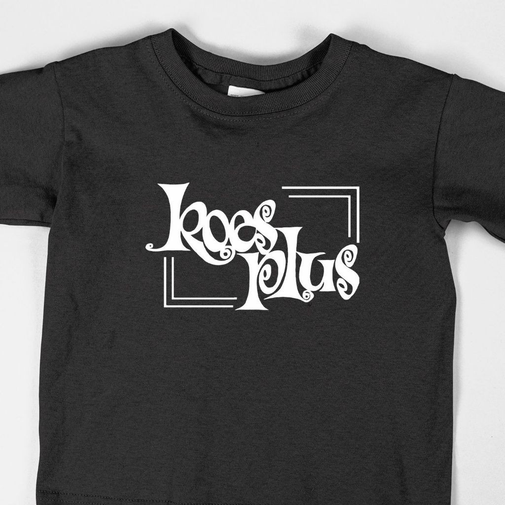 T-shirt Distro Kaos Pria Wanita Katun Kombet 24s All Size Koes Plus Logo