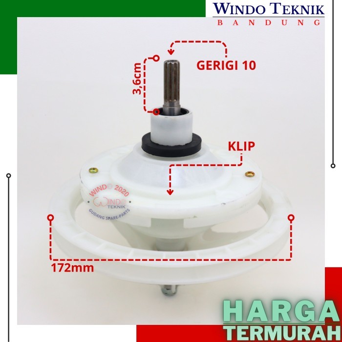 GEAR BOX MESIN CUCI SHARP GEARBOX MESIN CUCI SHARP GIRBOX SHARP
