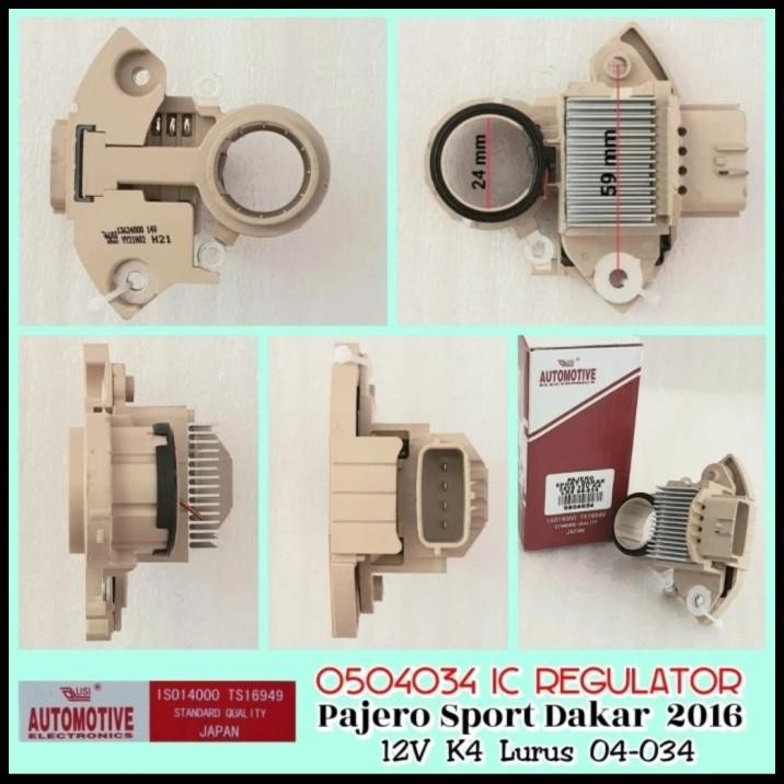 TERMURAH IC REGULATOR PAJERO SPORT DAKAR TAHUN 2016 12 VOLT SOKET KAKI 4 LURUS 