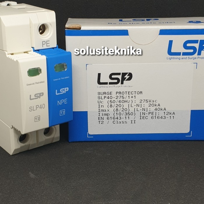 Surge Arrester Panel 1 Phase Slp40 Series
