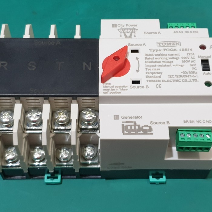 Tomzn Ats Automatic Transfer Switch 4P 3 Phase