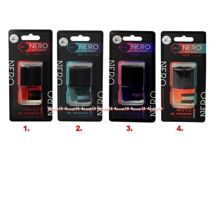

Flamingo Nero Duo Magic Argyle Air Freshener Red Cedarwood Musk Sakura