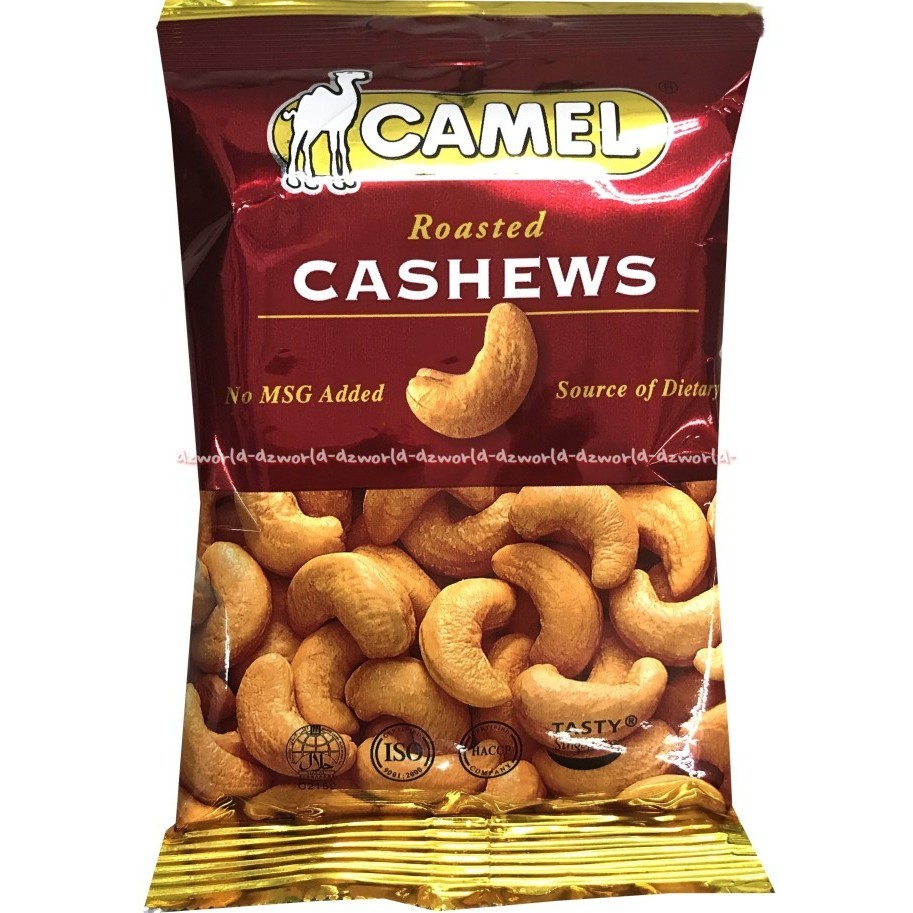 

Camel Cashew Almond 40gr Makanan Ringan Rendah Lemak