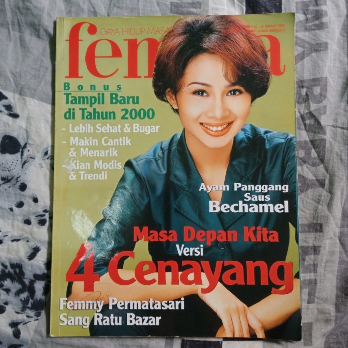 Majalah Femina No.2 Januari/2000 Cover Femmy