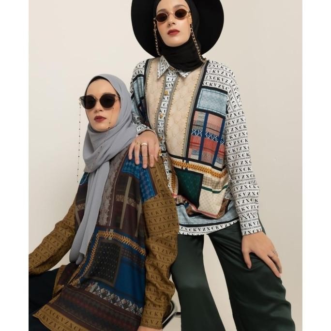 VZXCK Top Vivi Zubedi x Citra Kirana Shirt Fyura Sahlaa All Size