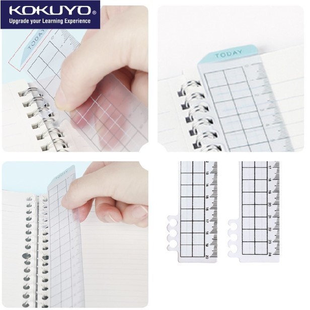 

Kokuyo Loose Leaf Accessories Bookmark Ruler Wsg-Rut82 20Cm #Original