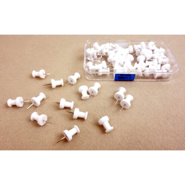 

Kokuyo Pushpin Kahi-25W Plastik Thumb Tack Isi 50Pcs #Original