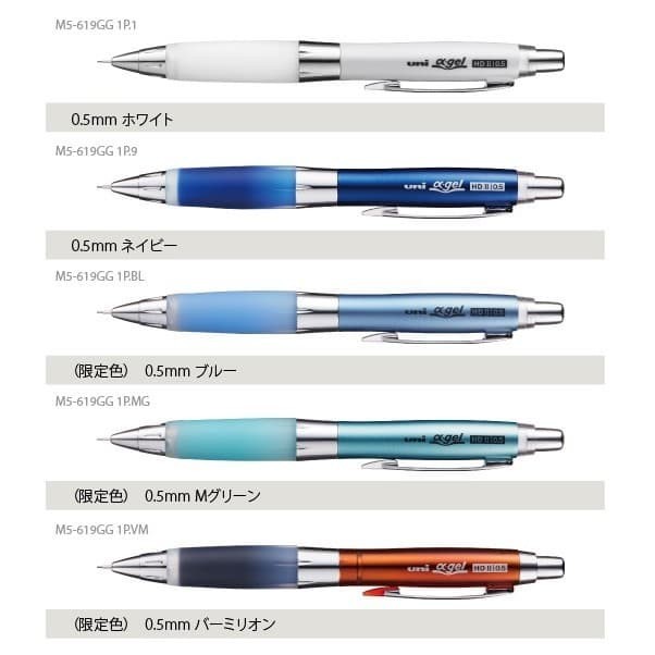 

Pensil Mekanik Alpha Gel 0.5Mm New M5-619Gg #Original