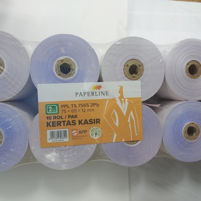 

Kertas Kasir 75 X 65 2Ply Ncr. Paper Line. #Original