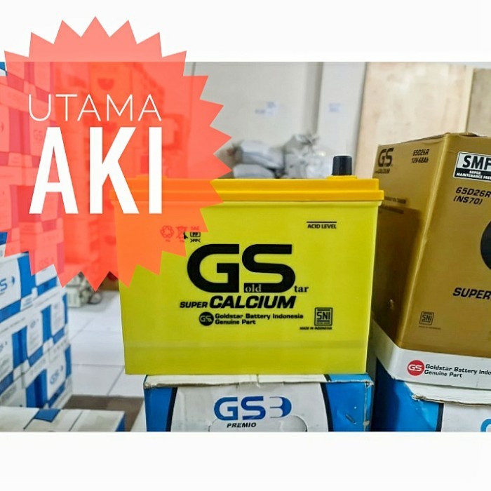 AKI KERING MOBIL GS G MFCC NS 70 / NS70 / 65D26R SUPER CALCIUM