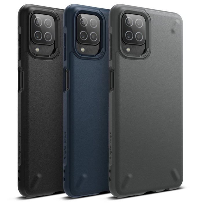 NEW Case Samsung Galaxy A12 Samsung A02 Casing Ringke Onyx Original - Blac