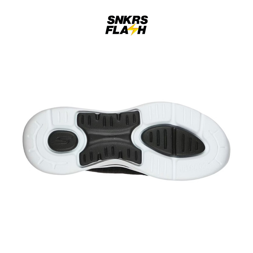 SKECHERS Go Walk Arch Fit Unify Black White Sepatu Casual Wanita - 124403BKW - Size 37.5