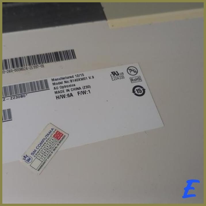 | SMC | LCD LAPTOP SAMSUNG NP300E NP300E4X 14" PIN 40 TEBAL ORIGINAL ORI LED