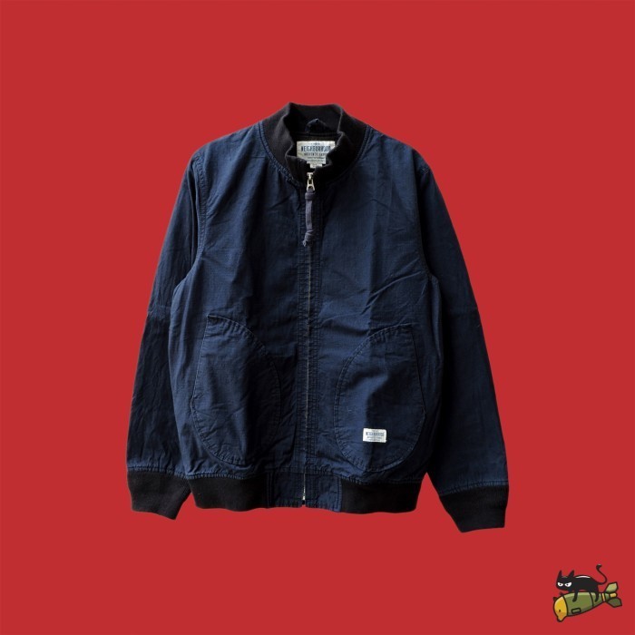 NEIGHBORHOOD 1ST PATTERN NAVY TANGKER JACKET