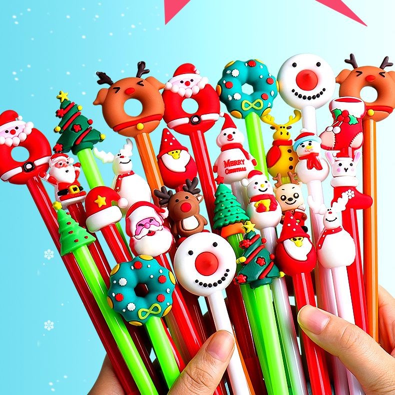 

Pena Gel Kreatif Alat Tulis Kartun Natal