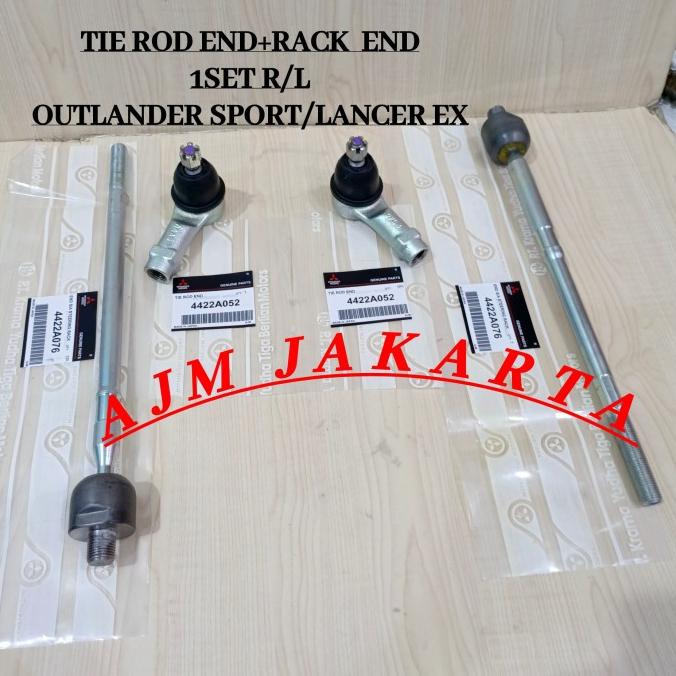 Rack end Long tie rod + Tie rod End Grandis outlander sport lancer ex