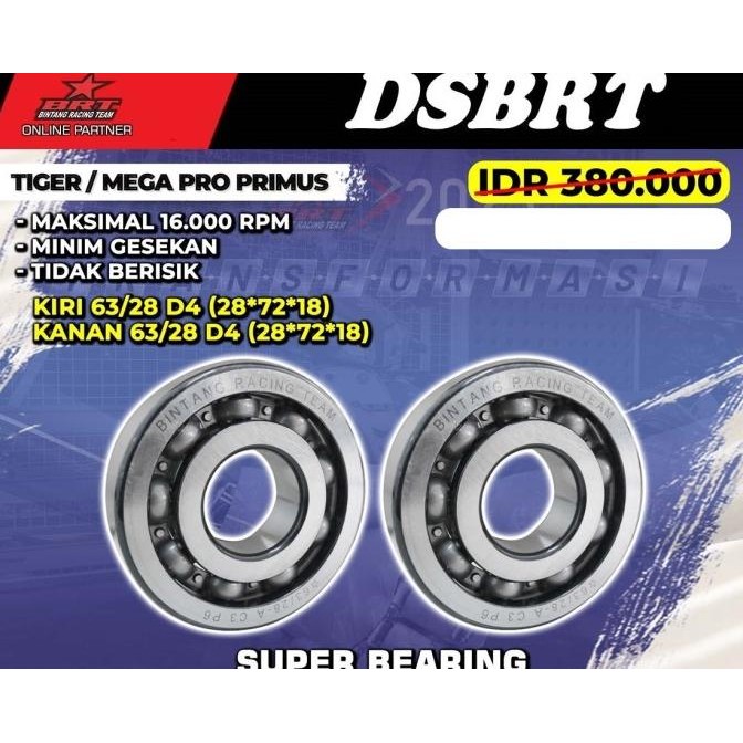 Bearing Laher Kruk As BRT TIGER GL PRO MEGAPRO LAMA PRIMUS