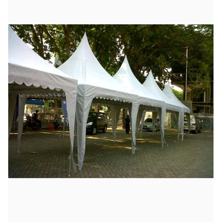 TERMURAH - Tenda event kerucut putih