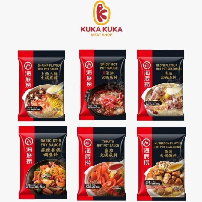 

Bumbu Haidilao | Bumbu Hotpot Instan | Suki Shabu Shabu Instant | Mala H85S