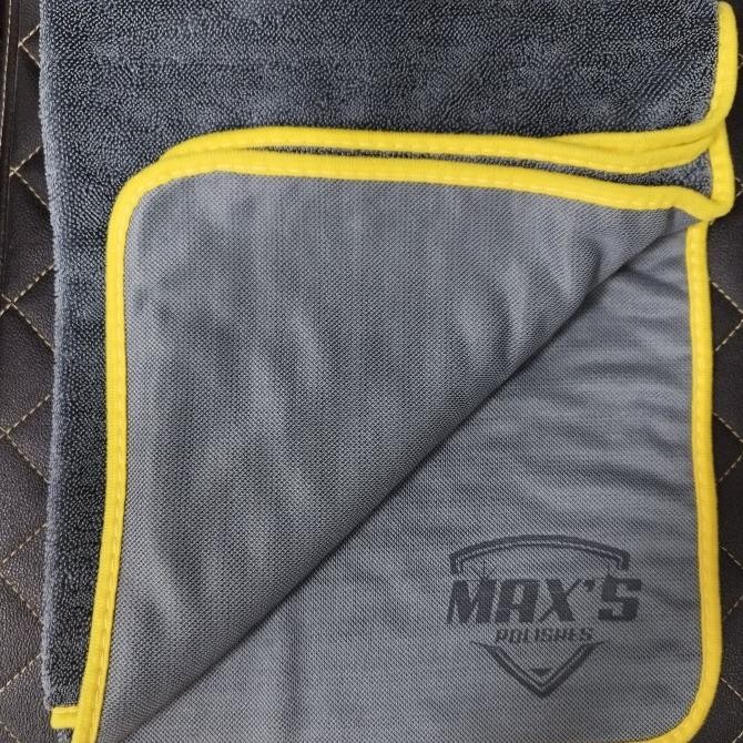 Lap Pengering Mobil Microfiber Twisted Loop Drying Towel 600 gsm Max's