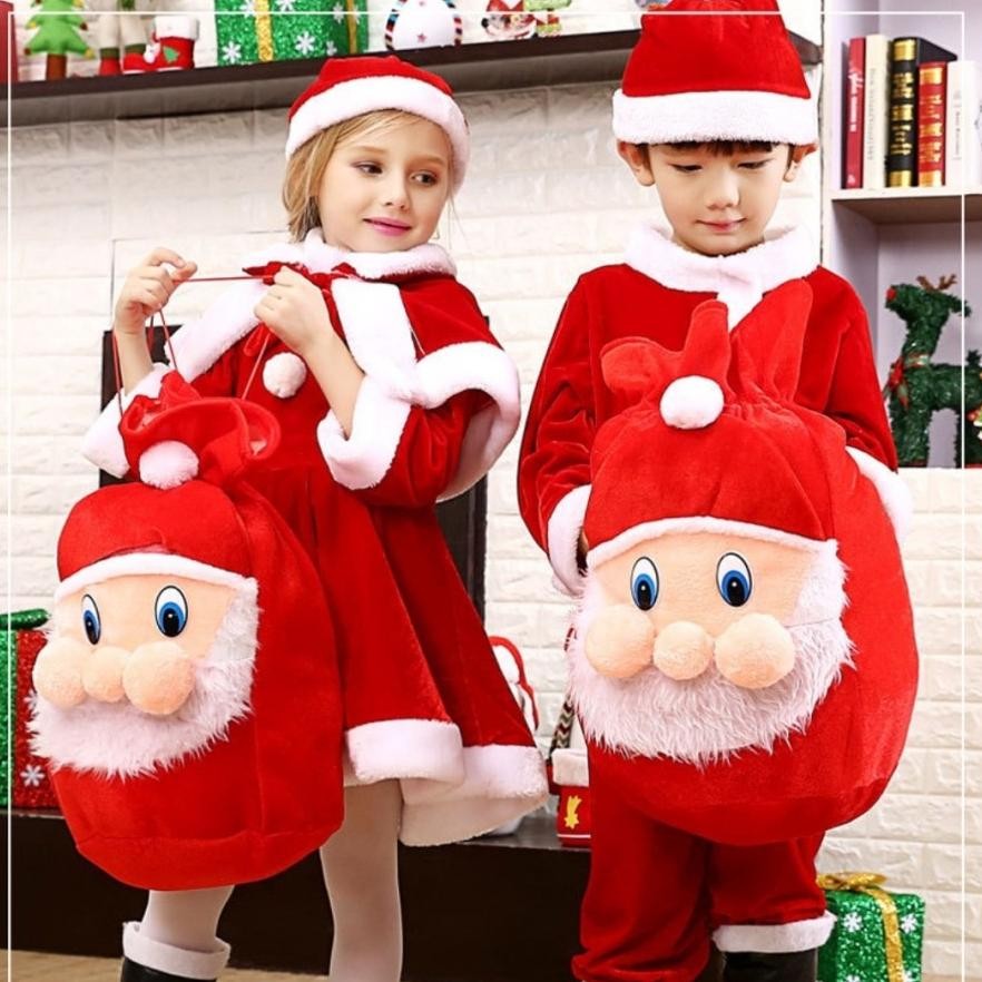 

CR - Santa Gift Bag Santa Christmas Bag Tas Santa Tas Hadiah Natal TERLARIS