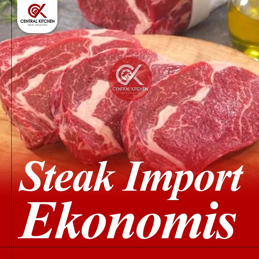 

Beef Steak Import Ekonomis Daging Sapi 100 gr Empuk Juicy