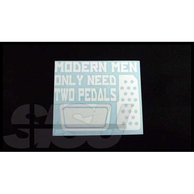 

GRATIS ONGKIR STIKER MODERN MEN ONLY NEED TWO PEDALS !!
