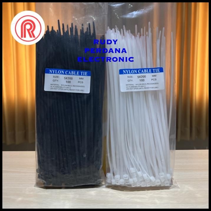 

TERBARU NYLON CABLE TIE KABEL TIES NILON 5X200MM 5 X 200 MM 20 CM !!!