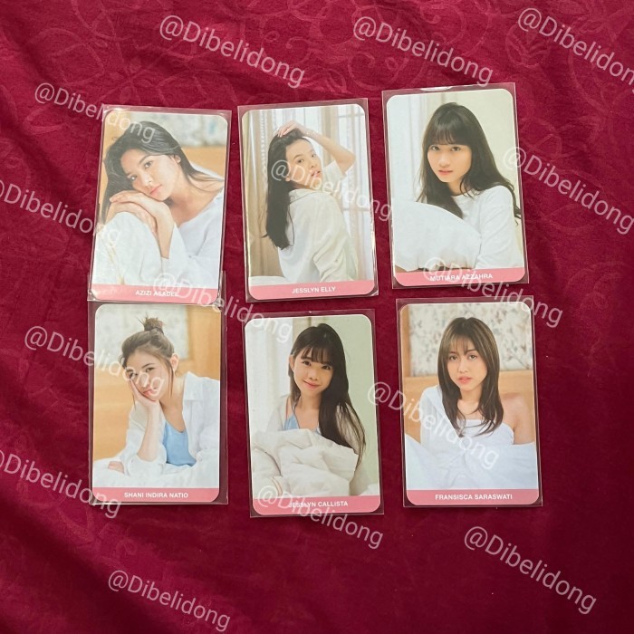 Photocard OFC morning call jkt48 Zee Muthe Shani Jesslyn Sisca