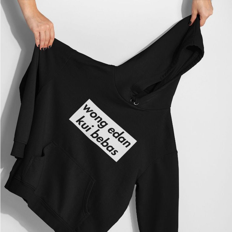 Hoodie Jumper Sweater - Wong Edan Kui Bebas