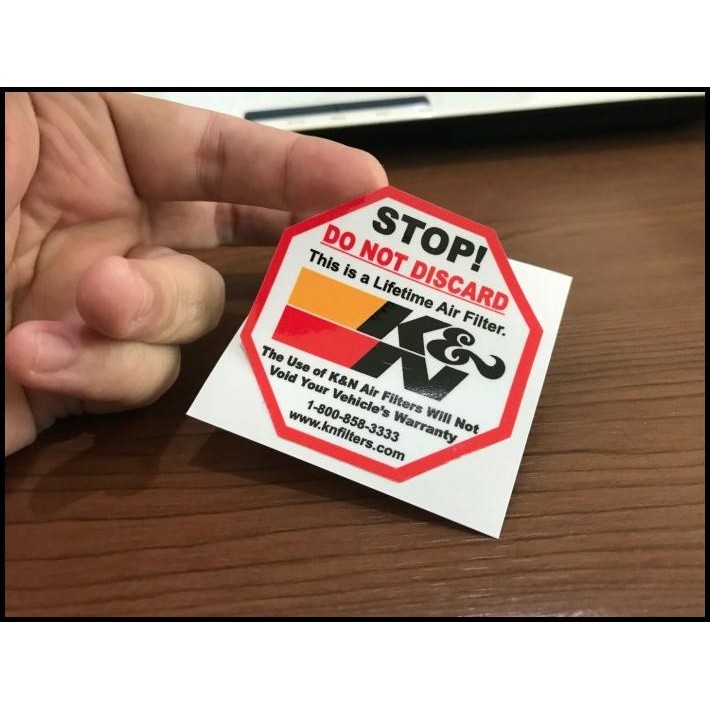 

DISKON STIKER STICKER K & N KNN OCTAGON