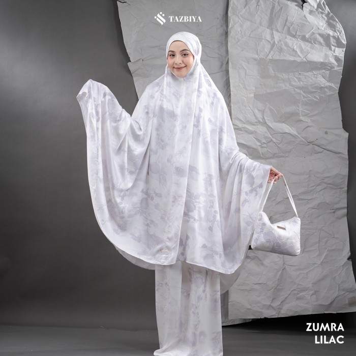 Mukena Tazbiya Zumra I Mukena Rayon Silk Jumbo Dewasa