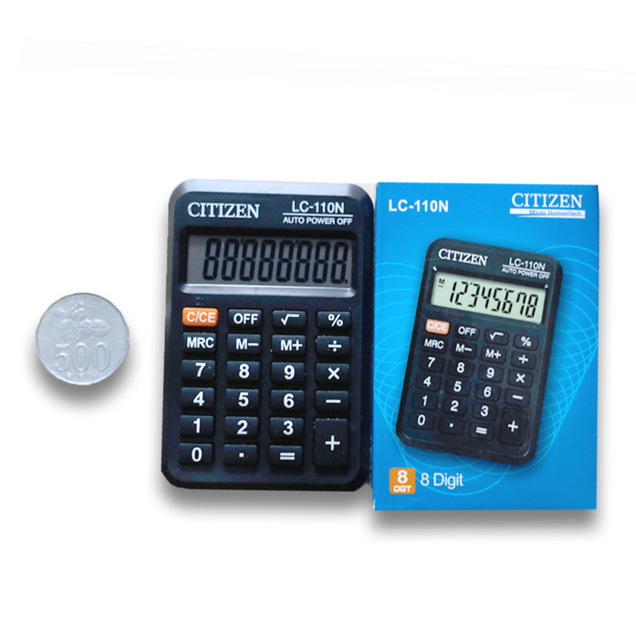 

Kalkulator Saku Citizen LC-110N / Calculator Citizen LC 110 N