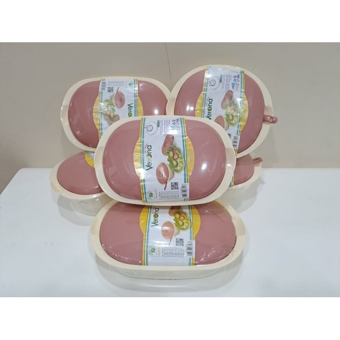 DISKON Green Leaf Verona Set Gading 6pcs Wadah Saji Tempat Makanan Serbaguna