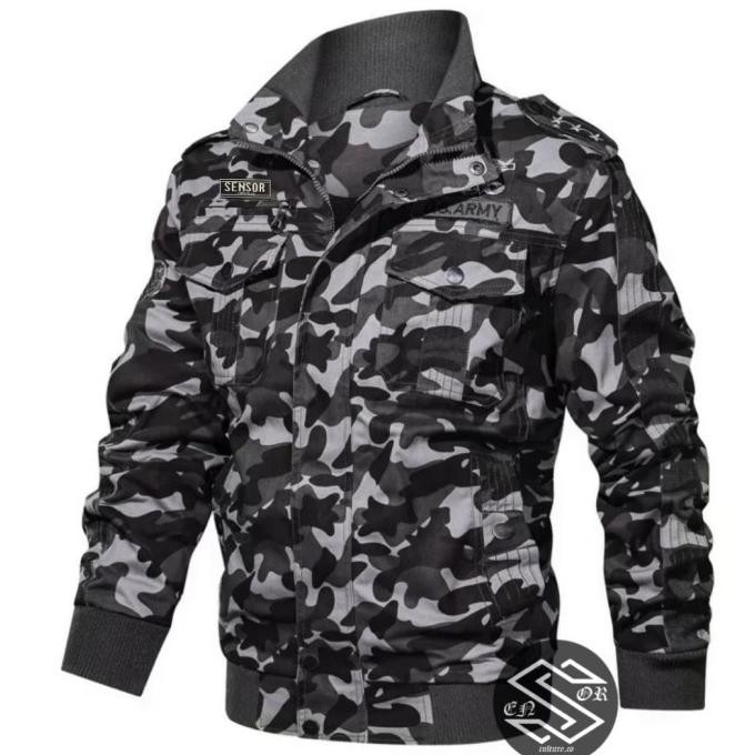 Sale Jaket Pria Bomber Us Army Material Kanvas Original Premium Quality